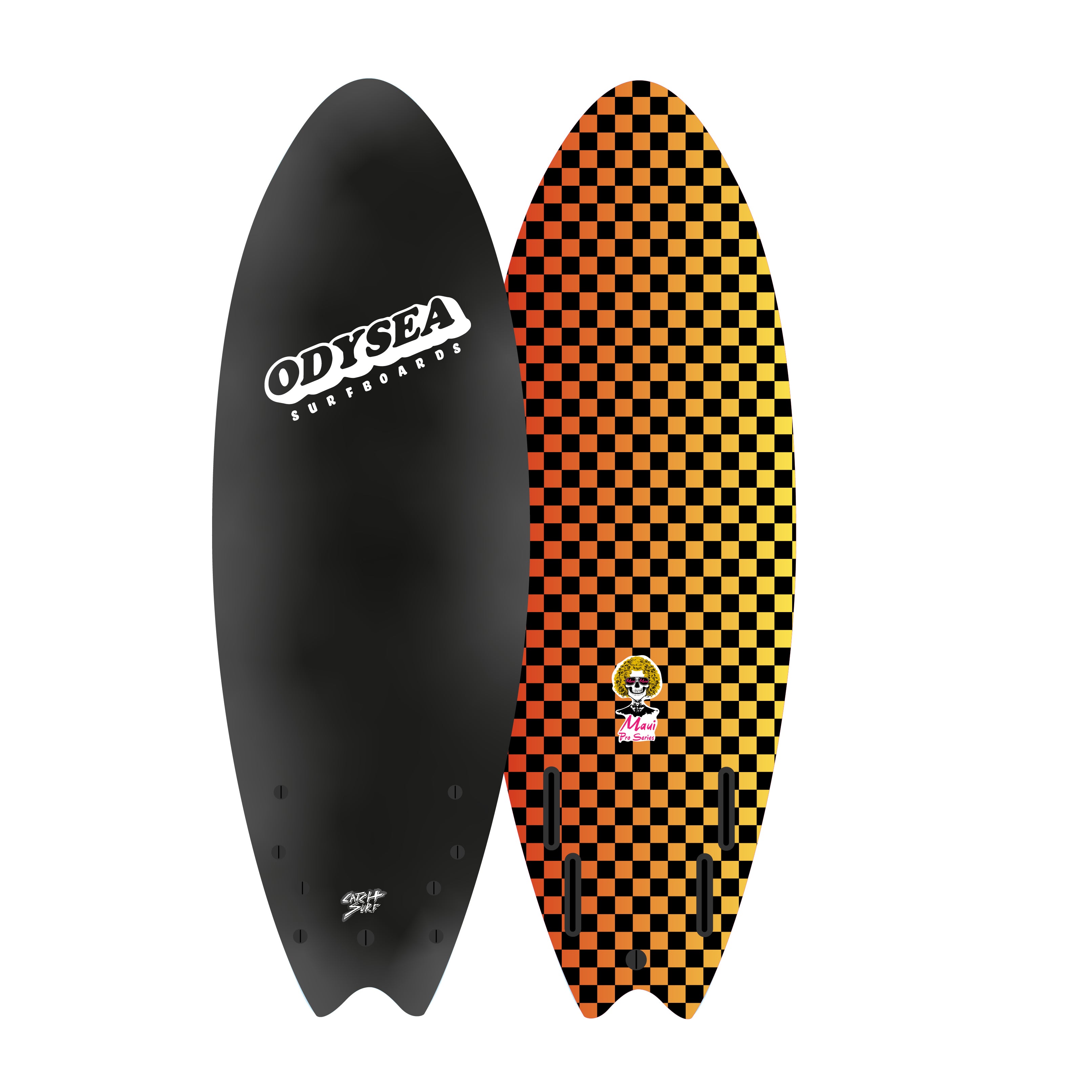 Odysea 6.6 Skipper Quad - Black - Maui Pro – Catch Surf Europe